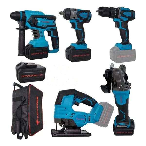 Catpower 4150 20 V 3 Akülü 4 Ah Elektrikli El Aletleri Seti - Görsel 2