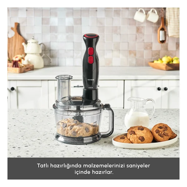 Karaca Pro Multimax 6in1 Black 2000 W Mutfak Robotu - Görsel 6