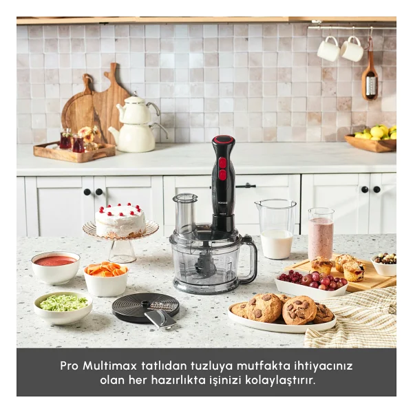 Karaca Pro Multimax 6in1 Black 2000 W Mutfak Robotu - Görsel 9
