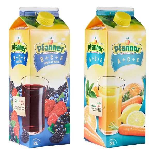 Pfanner 2 Lt A+C+E Ve B+C+E Meyve Suyu 2 Li Paket - Görsel 4