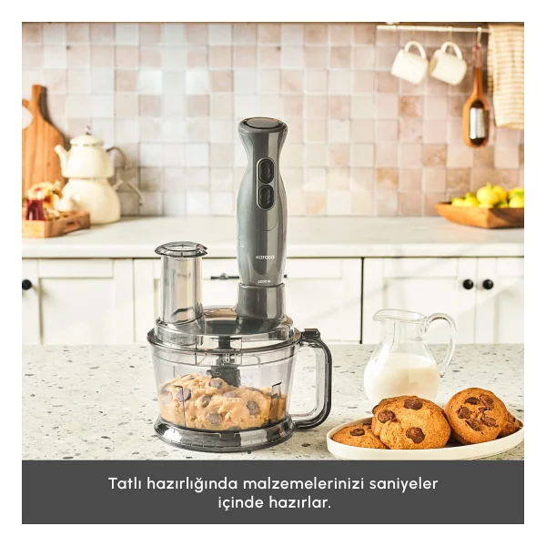 Karaca Pro Multimax 6in1 Space Gray 2000 W Mutfak Robotu - Görsel 8