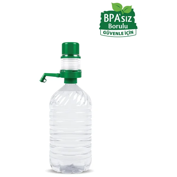 Kuzeyden Bpa'sız Damacana Su Pompası Manuel Kullanım Gıda Teması İçin Güvenli Yerli Üretim - Yeşil - Görsel 5
