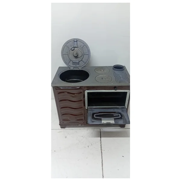 Dorello Kovalı Soba fırınlı kuzine soba şömine soba döküm soba camlı soba - Görsel 3