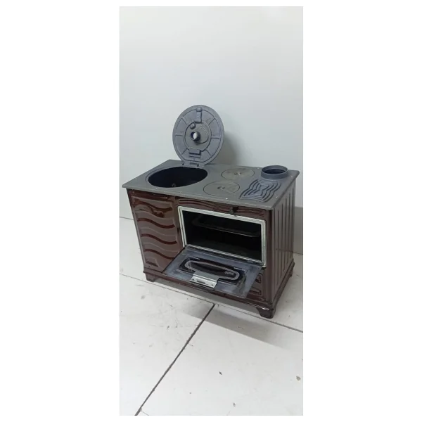 Dorello Kovalı Soba fırınlı kuzine soba şömine soba döküm soba camlı soba - Görsel 4