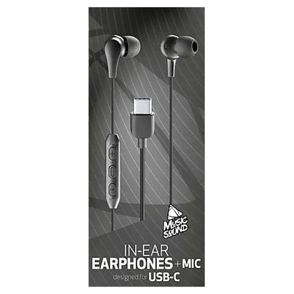 Cellularline Music Sound Type-C Kablolu Kulak İçi Kulaklık - Görsel 2