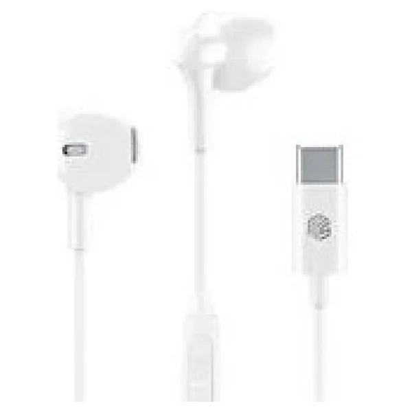Cellularline Music Sound Capsule Beyaz Type-C Kablolu Kulak İçi Kulaklık - Görsel 2