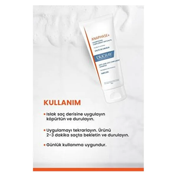 Ducray Anaphase+ Saç Dökülmesi Karşıtı Şampuan 100 Ml - Seyahat Boyu - Görsel 6