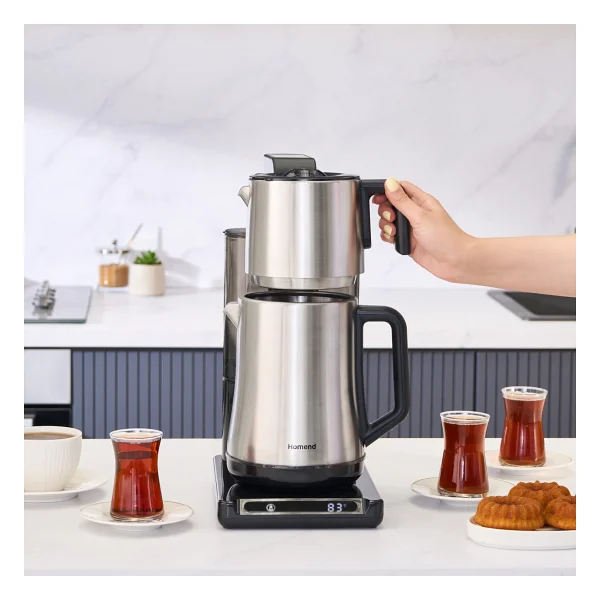 Homend Smart Royaltea Plus 1781h 2in1 Çelik Otomatik Türk Kahve Ve Çay Makinesi - Görsel 2