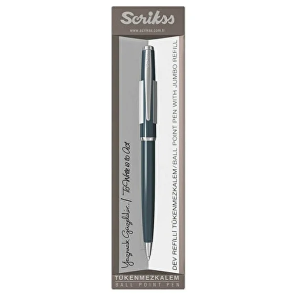 Scrikss Vintage 52 Lacivert Tükenmez Kalem - Görsel 2