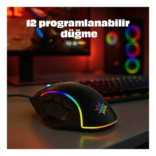 Inca Img-351 RGB Kablolu Oyuncu Mouse - Görsel 5