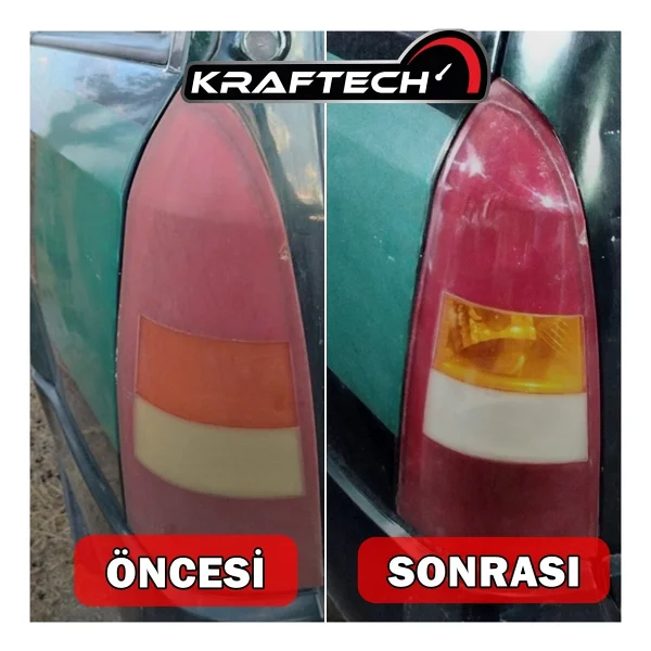 Kraftech Yeni Nesil Premium I Buharlı Far Temizleme Sıvısı Ve Parlatma Solüsyonu I Kloroform Uyumlu 3 Kg - Görsel 4