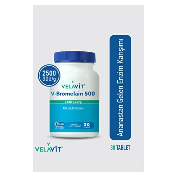 Velavit V-Bromelain 500 Mg 30 Tablet - Görsel 4
