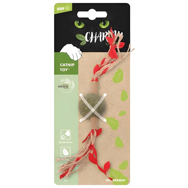 M-Pets Charmy Brancy Catnipli Kırmızı Kedi Oyuncağı - Görsel 5
