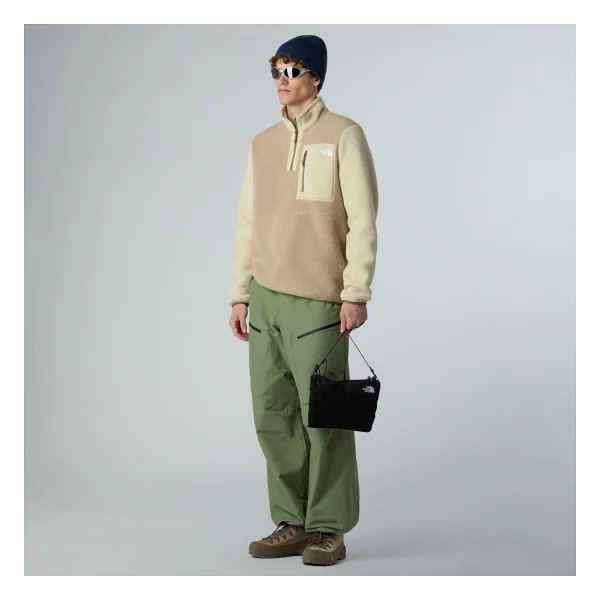 The North Face Yumiori Nf0a883seoz1 Yarım Fermuarlı Krem Erkek Polar - Görsel 4