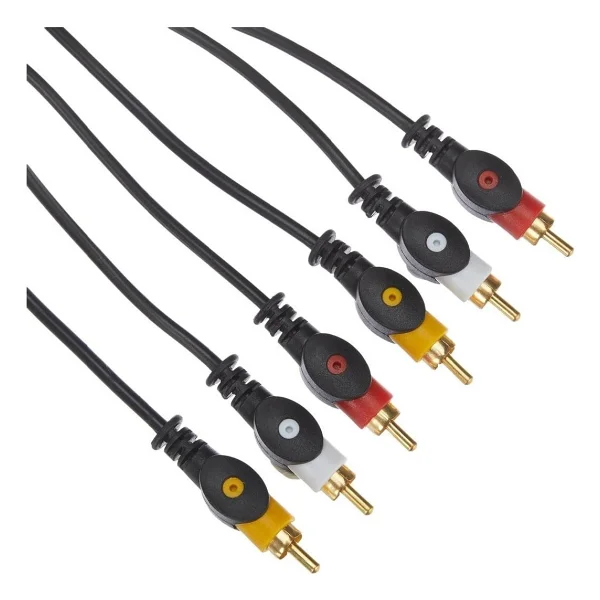 Powermaster Pm-11587 3 Rca Tos 20 Metre Kablo Video Audio Stereo Ses - Siyah - Görsel 5
