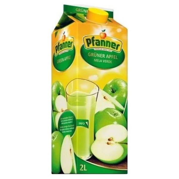 Pfanner 2 Lt Yeşil Elma Meyve Suyu 2 Li Paket - Görsel 2
