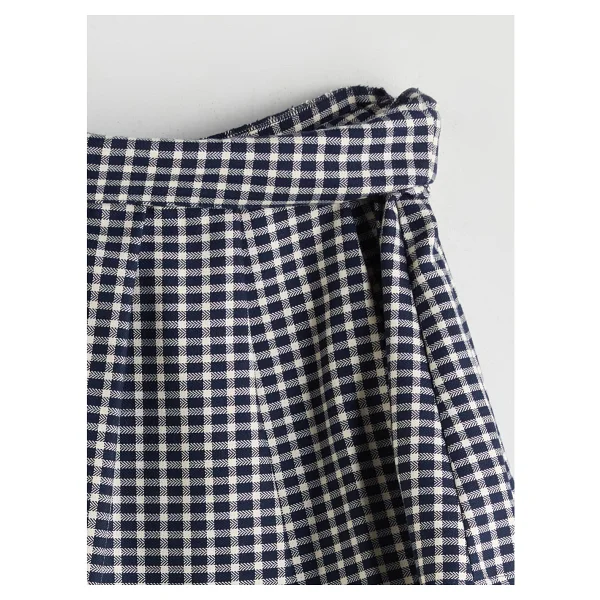 Lc Waikiki Yeni Sezon Beli Lastikli Ekose Kız Çocuk Etek - Lacivert - 7 - 8 Yaş - Görsel 4