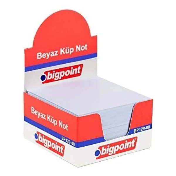 Küp Notluk Beyaz 8X8CM 500 Yaprak - Görsel 2