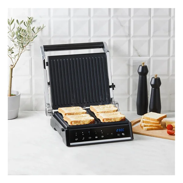 Homend Grilliant 1341h 2000 W Inox Izgara Ve Tost Makinesi - Görsel 3
