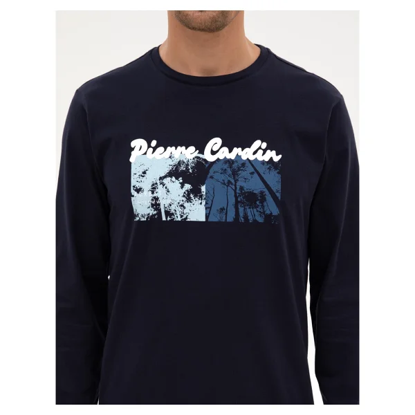 Pierre Cardin Erkek Lacivert Pijama Takımı 50322631-200 - Görsel 6