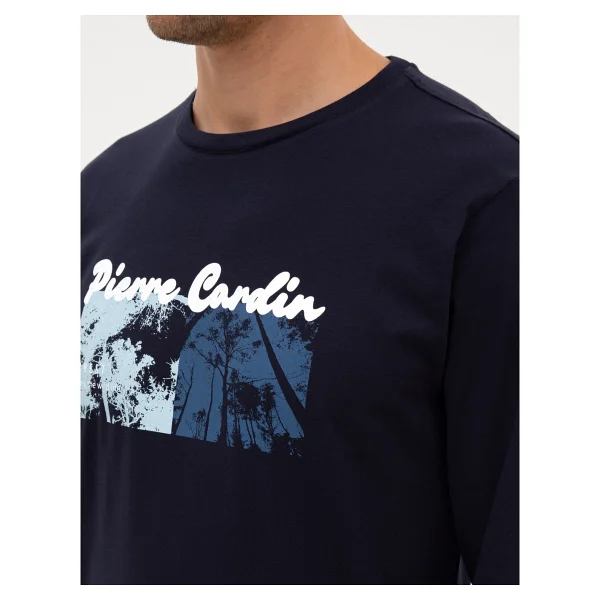 Pierre Cardin Erkek Lacivert Pijama Takımı 50322631-200 - Görsel 7