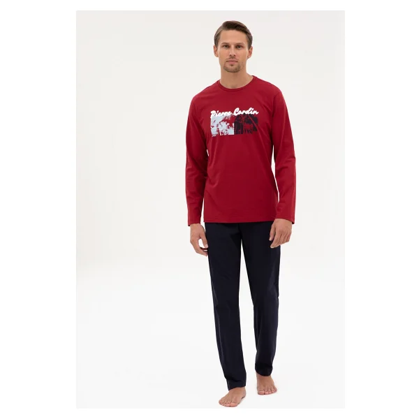 Pierre Cardin Erkek Lacivert Pijama Takımı 50322631-200 - Görsel 9