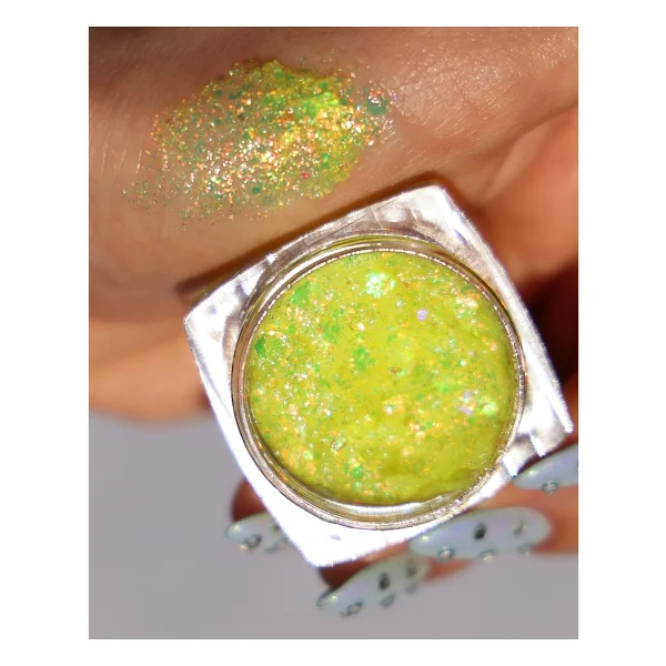 Mov Glitter Festival Lime Drops Vücut Simi - Görsel 3