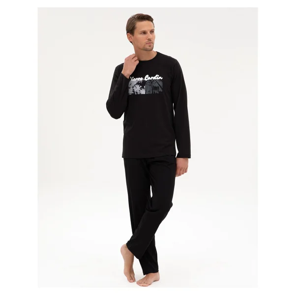 Pierre Cardin Erkek Lacivert Pijama Takımı 50322631-200 - Görsel 10
