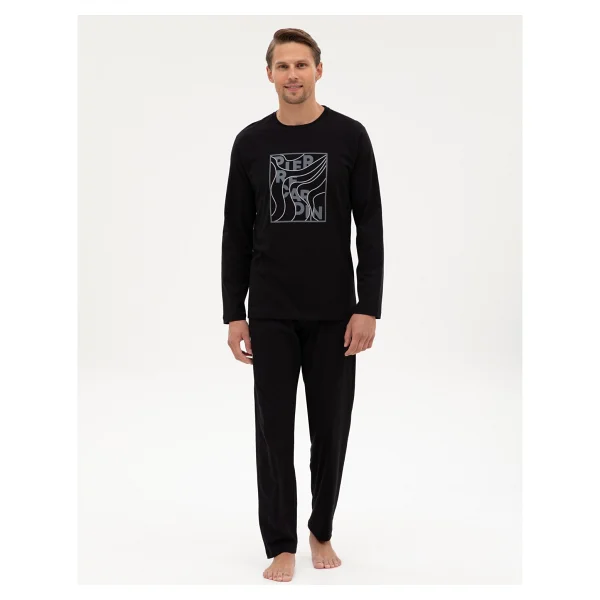 Pierre Cardin Erkek Lacivert Pijama Takımı 50322653-200 - Görsel 10