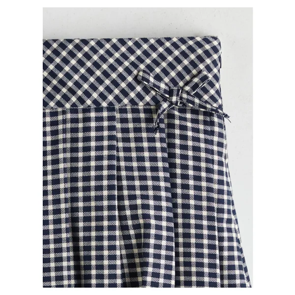 Lc Waikiki Yeni Sezon Beli Lastikli Ekose Kız Çocuk Etek - Lacivert - 8 - 9 Yaş - Görsel 5