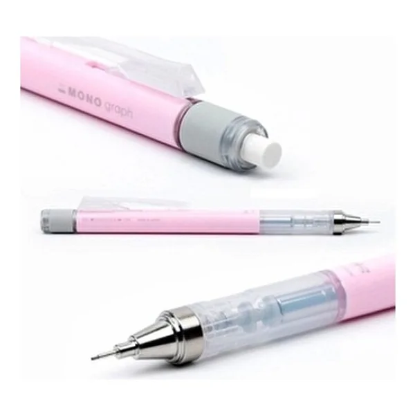 Tombow Versatil Kalem Mono Graph Pastel 0,5 Mm Blister Paket S.Pembe Lv-T-Dpa-136e - Görsel 2