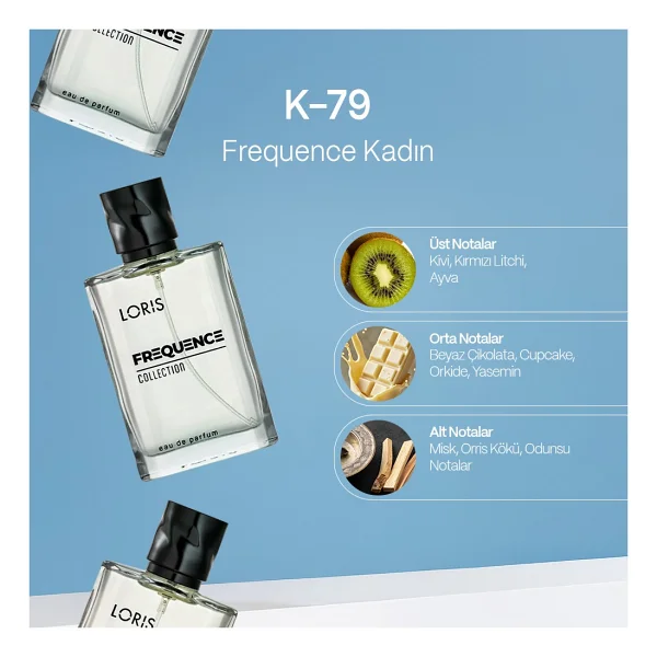 Loris K-79 Frequence Parfume 50 ml EDP Kadın Parfüm - Görsel 3