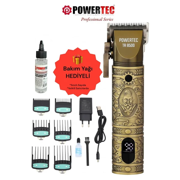 Powertec Tr-8500 Sakal Ve Saç Kesme Makinesi - Görsel 9