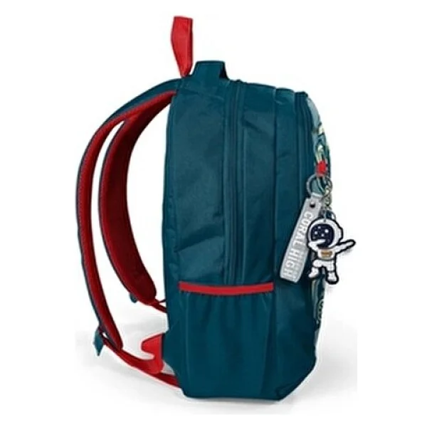 Coral High 14389 Astronot Desenli 3 Bölmeli Okul Sırt Çantası - Görsel 5
