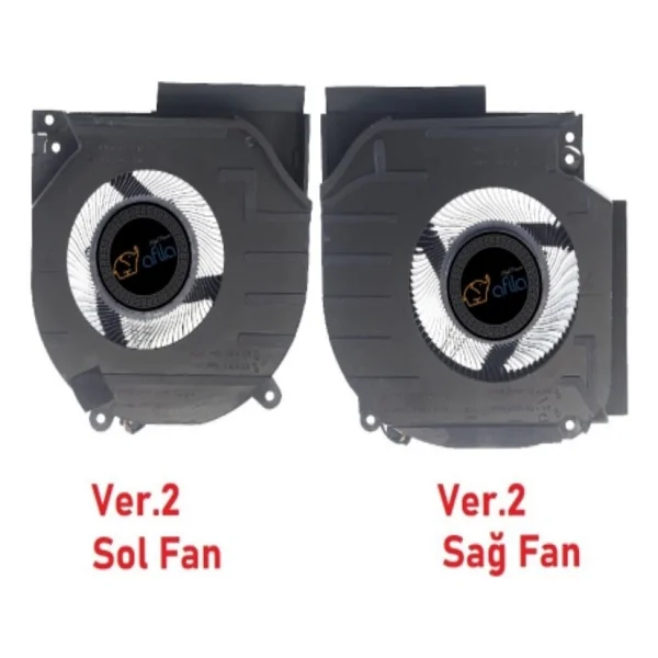 Hp Victus Gaming 16-S0058NT (892Q6EA) Notebook Fanı - Ver.2 - 12VOLT (Sağ Fan)