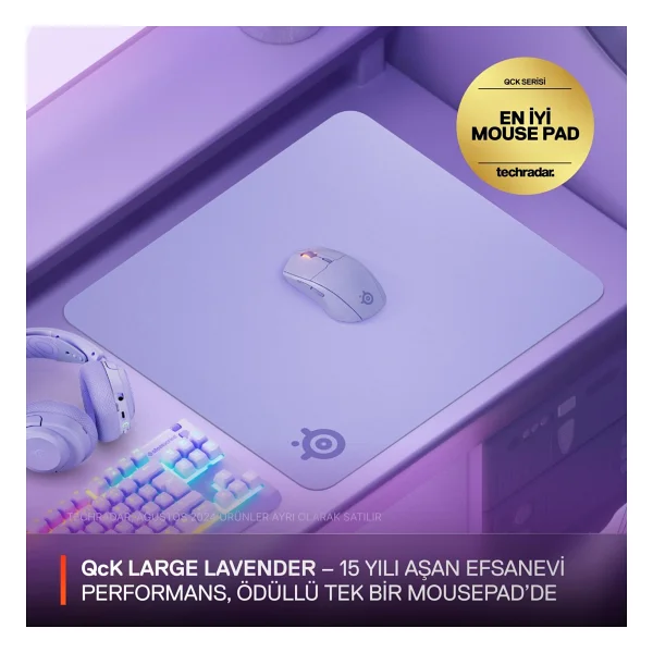 Steelseries Qck Lila Large Oyuncu Mouse Pad - Görsel 2