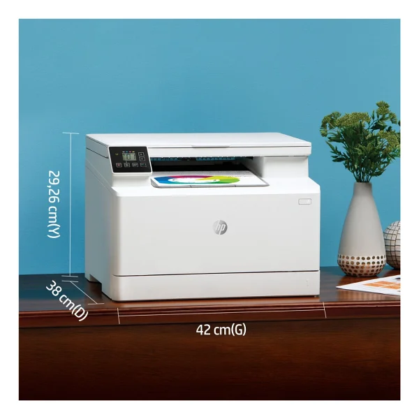 Hp Laserjet Pro Color M182n 7kw54a Tarayıcı + Fotokopi Renkli Çok Fonksiyonlu Lazer Yazıcı - Görsel 4