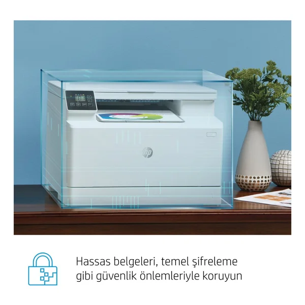 Hp Laserjet Pro Color M182n 7kw54a Tarayıcı + Fotokopi Renkli Çok Fonksiyonlu Lazer Yazıcı - Görsel 7