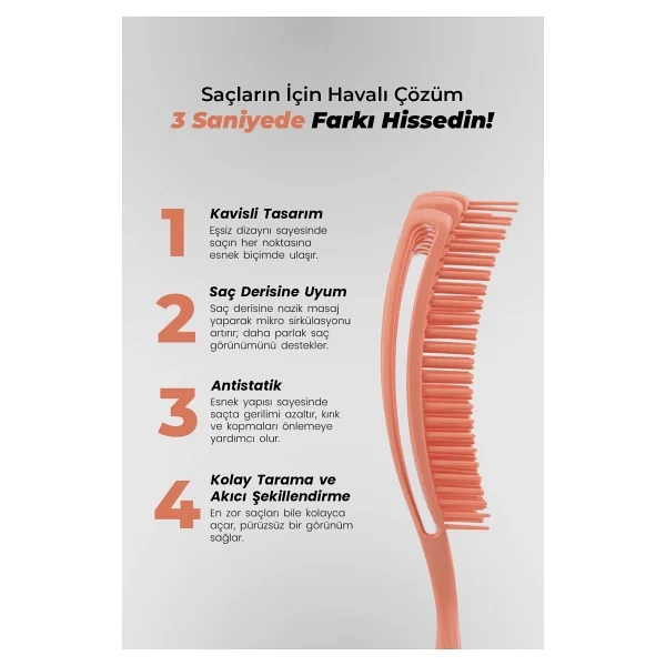 Vepa Airflex Saç Fırçası - Görsel 2