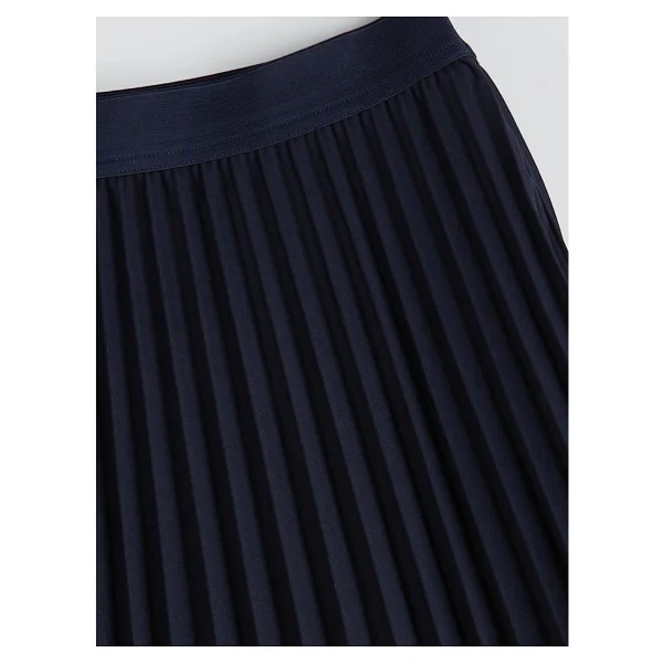Lc Waikiki Yeni Sezon Beli Lastikli Pileli Kız Çocuk Etek - Lacivert - 10 - 11 Yaş - Görsel 2