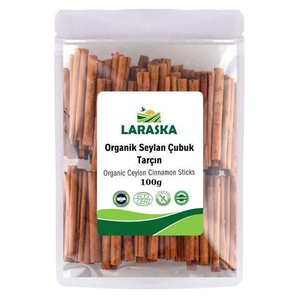 Laraska Organik Seylon Çubuk Tarçın 100 Gr - Görsel 9