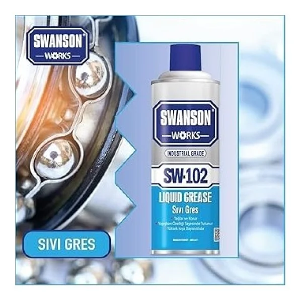 Swanson Works Sıvı Gres Sprey 400 ML - Görsel 3