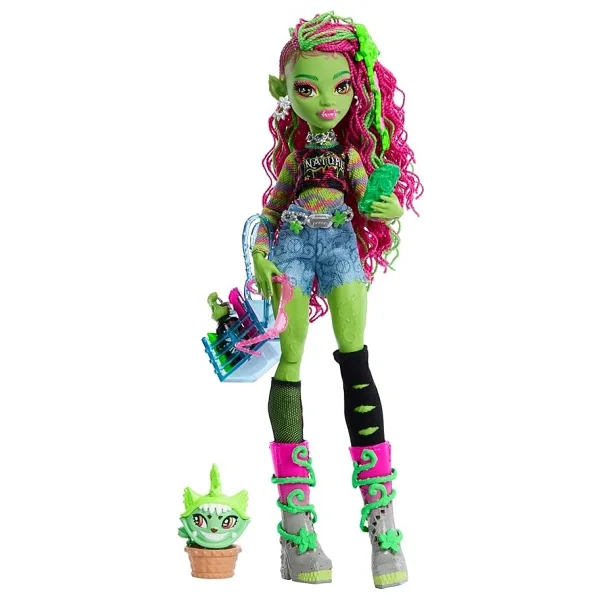 Monster High Acayip Havalı Arkadaşlar Venus Mcflytrap Hrp81 - Görsel 6