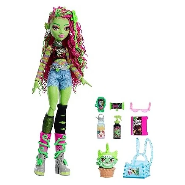 Monster High Acayip Havalı Arkadaşlar Venus Mcflytrap Hrp81 - Görsel 5