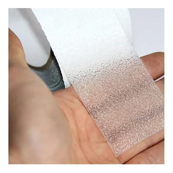 Evi Merdiven Kaydırmaz Bant Kendinden Yapışkanlı Kaymaz 50mm Genişlik, 5mt Uzunluk, Şeffaf Kaydırmaz Bant, Havuz Banyo Mutfak Küvet Islak Zemin Kaydırmaz Bant (50mmx5mt Şeffaf) - Görsel 4