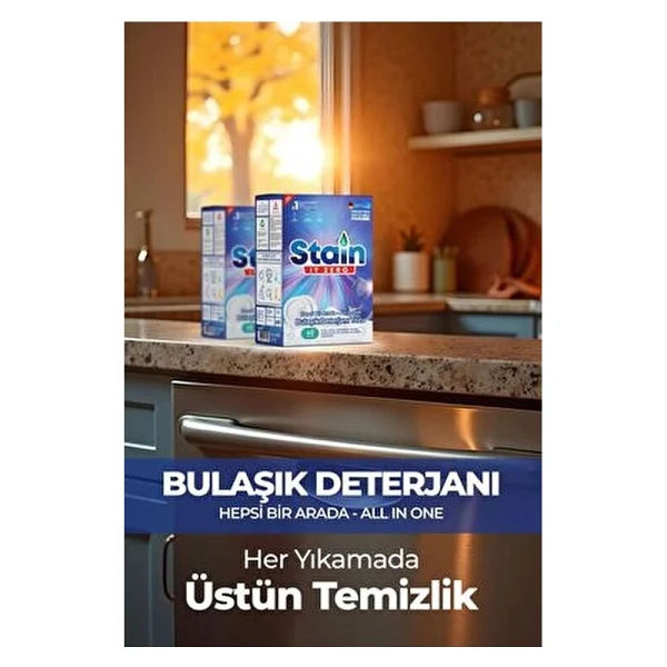 Stain It Zero Bulaşık Deterjanı Tozu 40 Yıkama 800 Gr - Görsel 4