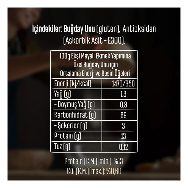 Tellioğlu 5 Kg Ekşi Mayalı Buğday Unu - Görsel 4
