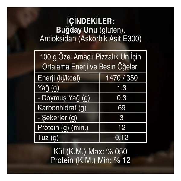 Tellioğlu 1 Kg Pizza Unu - Görsel 8