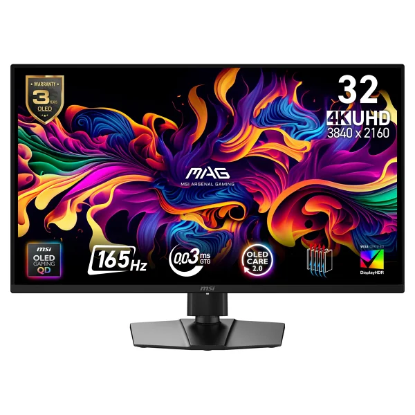 Msı Mag 322up Qd-OLED E16 31.5" 0.03 Ms 4K 165 Hz Oyuncu Monitörü - Görsel 4