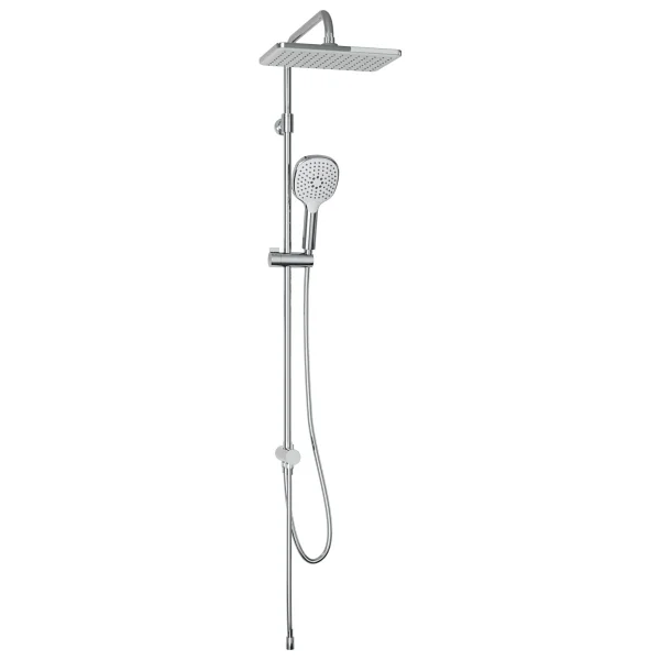 Adell Mode S Rain Tepe Duş Seti - Kare 25 Cm, 3 Fonksiyonlu, Krom (Bataryasız) - Görsel 6